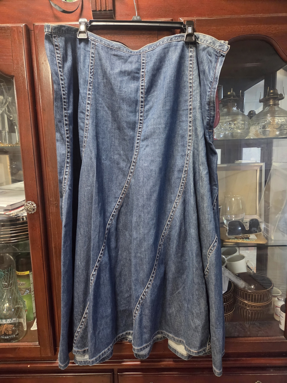 Liz Claiborne Medium Blue Denim Skirt